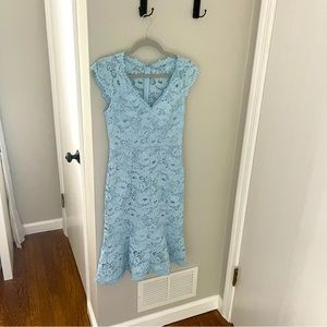 Shoshanna Blue Lace Dress, 2